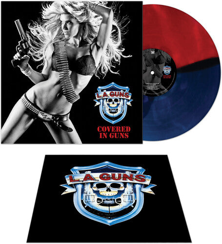 L.A. Guns - Covered In Guns - Red & Blue