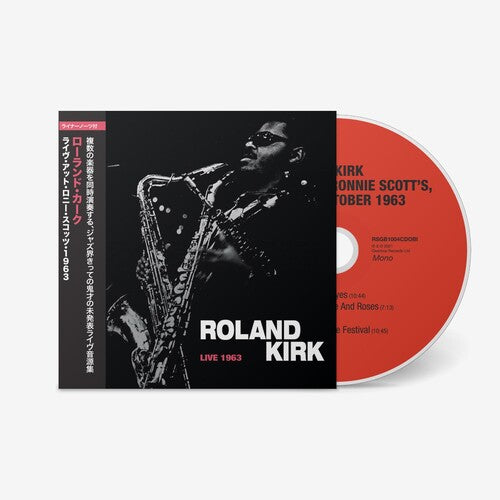 Kirk,rahsaan Roland - Live At Ronnie Scott's 1963 - Music CD