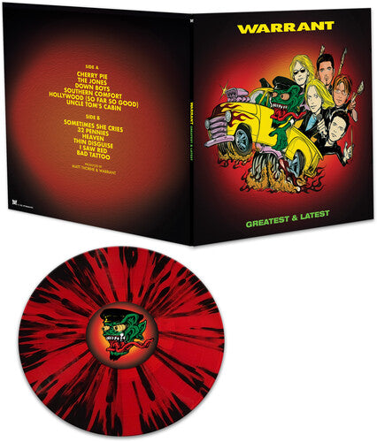 Warrant - Greatest & Latest [Red & Black Splatter]