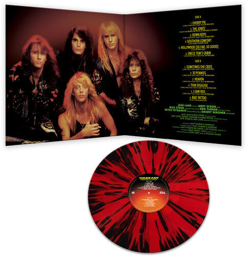 Warrant - Greatest & Latest [Red & Black Splatter]