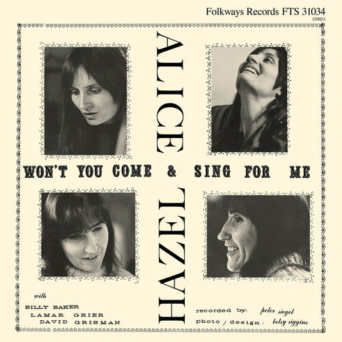Dickens,hazel / Gerrard,alice - Won't You Come & Sing For Me - Vinyl Record
