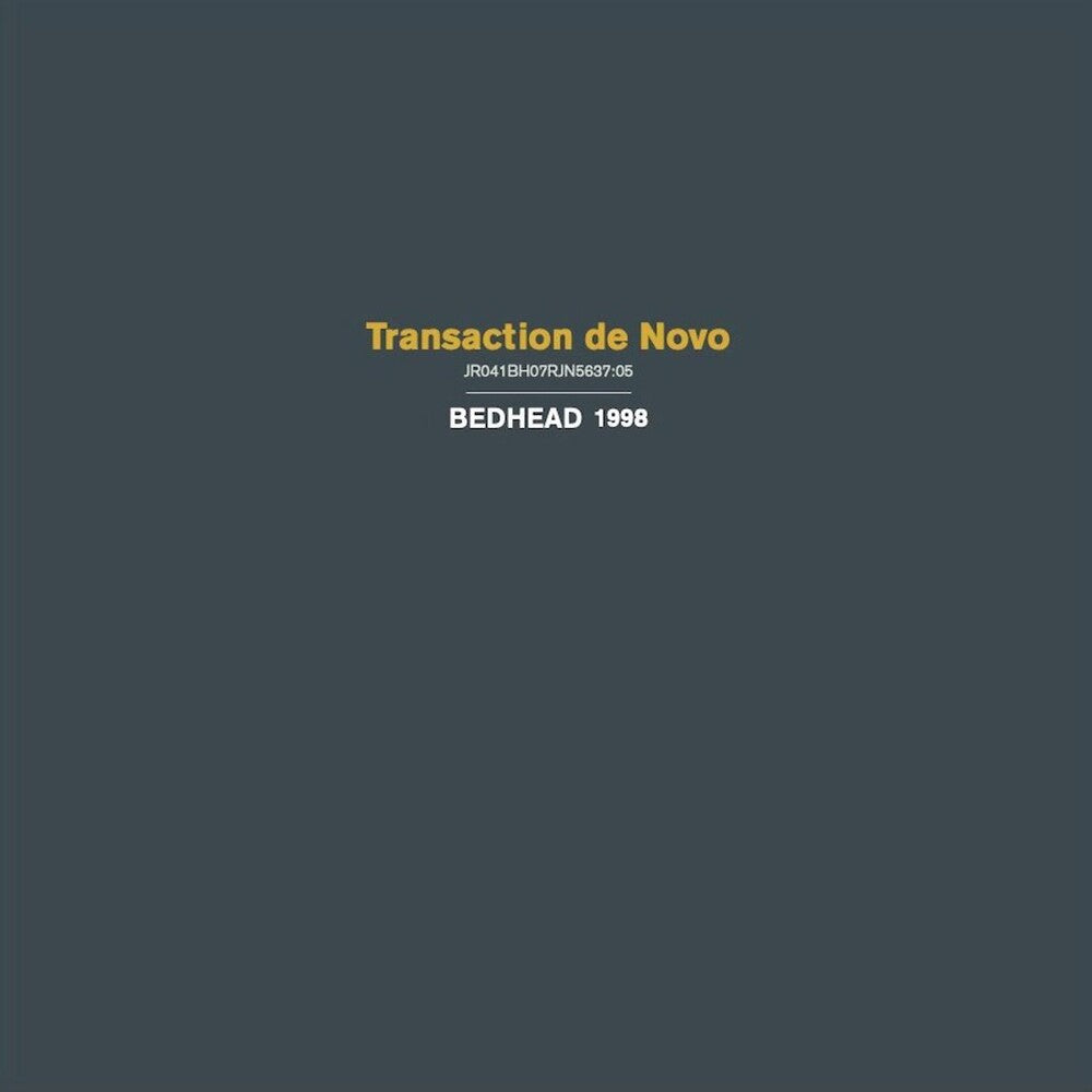 Transaction De Novo - Gold [Colored Vinyl] (Gol) Vinyl Record