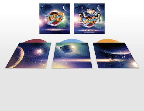 Blakes 7 - Radio Adventures - 3LP's Pressed on 140-Gram Red, Blue & Orange Colored Vinyl