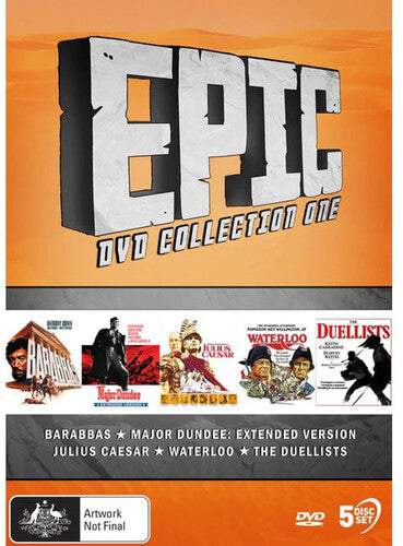 Epic Dvd Coll 1: Barabbas / Major Dundee / Waterlo - Epic Dvd Coll 1: Barabbas / Major Dundee / Waterlo - DVD