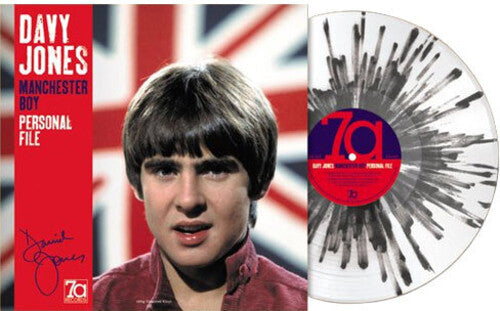 Davy Jones - Manchester Boy: Personal File - 180gm Black & White Splatter