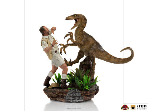 Iron Studios - Clever Girl Deluxe Art Scale 1/10 - Jurassic Park - Collectibles
