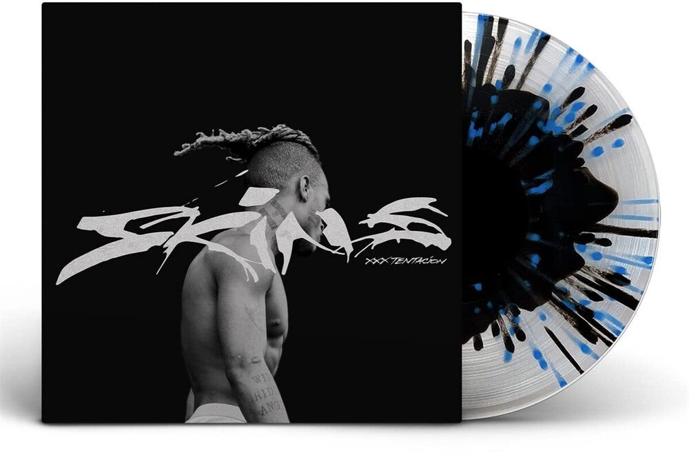 XXXTentacion - Skins - Color In Color W/Splatter (Blk) (Blue) [LP]