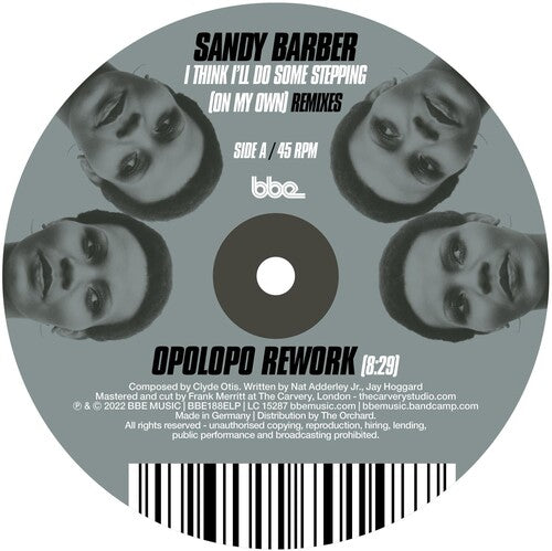 Barber,sandy - I Think I'll Do Some Stepping (on My Own) Remixes - Vinyl Record