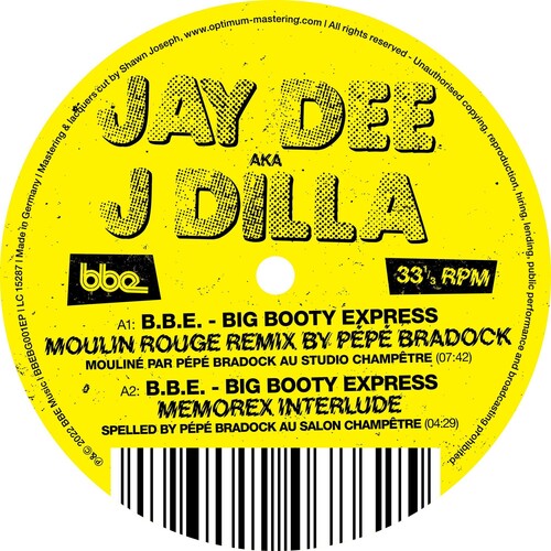 J Dilla - B.b.e. - Vinyl Record