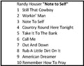 Randy Houser - Note to Self - Smokey Clear