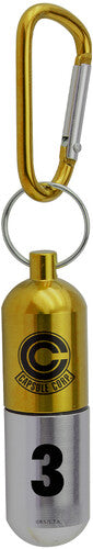 3d Keychain - Dragon Ball Z - Keychain 3d Capsule Yellow - Novelties