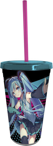 Plastic Tumbler - Hatsune Miku - Miku Tumbler With Straw - Special Products