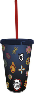 Plastic Tumbler - Demon Slayer - Pillars Plastic Tumbler 16 Oz. - Special Products