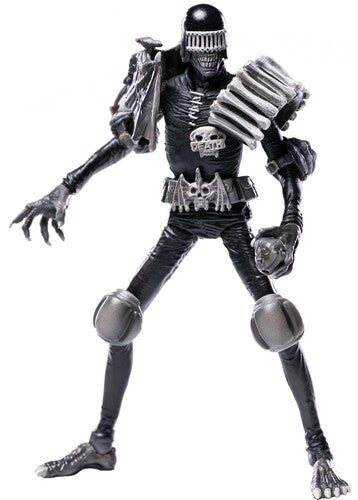 Hiya Toys - Judge Dredd Black And White Judge Death Px 1/18 Mi - Collectibles