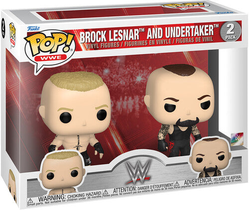 Funko Pop! Wwe: - Lesnar/undertaker 2pk - Collectibles