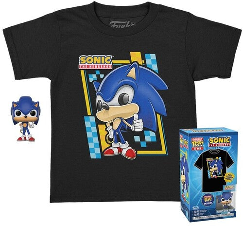 Pocket Pop & Tee Sonic - Funko Pocket Pop & Tee Sonic M Fl - Collectibles
