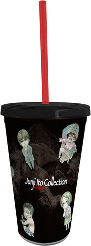 Tumbler + Straw - Junji Ito - Chibi Plastic Tumbler, 16 Oz. - Special Products