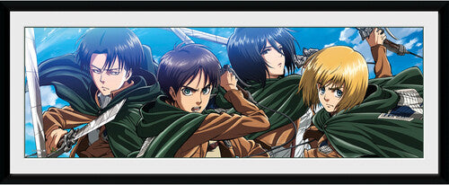 Framed Print - Attack On Titan - Scouts Framed Poster (12 X 30) - Special Products