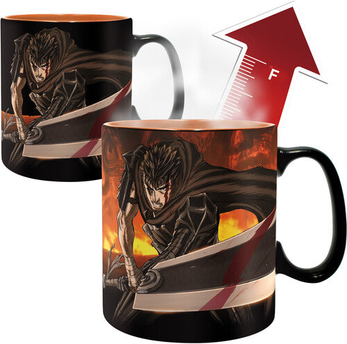 Mug - Heat-change - Berserk - Guts & Traveling Party Heat-change Mug, - Novelties