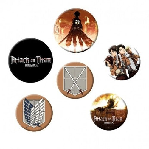 Badge Pack - Attack On Titan - Characters Badge Pack - Novelties
