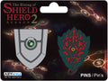 Pin Pack - Rising Of The Shield Hero - Small Shield & Curse S - Novelties