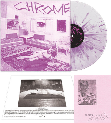 Chrome - Alien Soundtracks [Purple Splatter] Vinyl Record