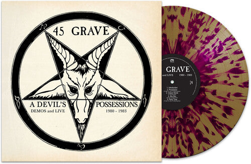 45 Grave - A Devil's Possessions - Demos & Live 1980-1983 [Gold/Purple Splatter]