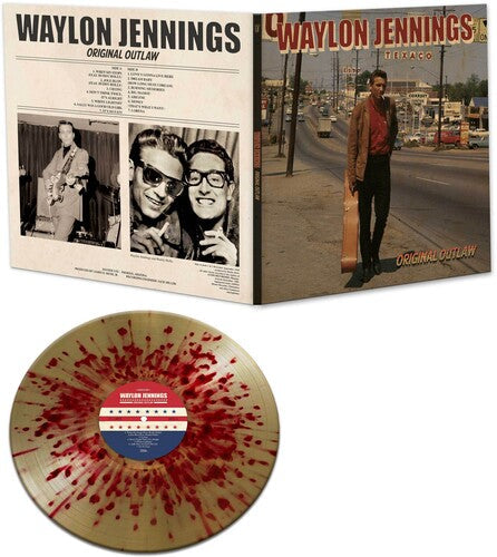 Waylon Jennings - Original Outlaw [Red Gold Splatter]