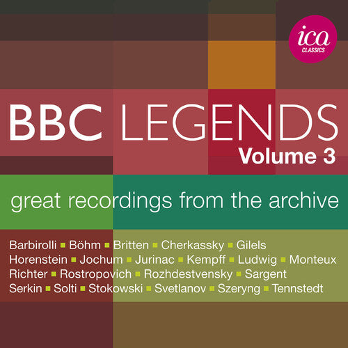Bbc Legends Vol. 3 / Various - Bbc Legends Vol. 3 / Various - Music CD
