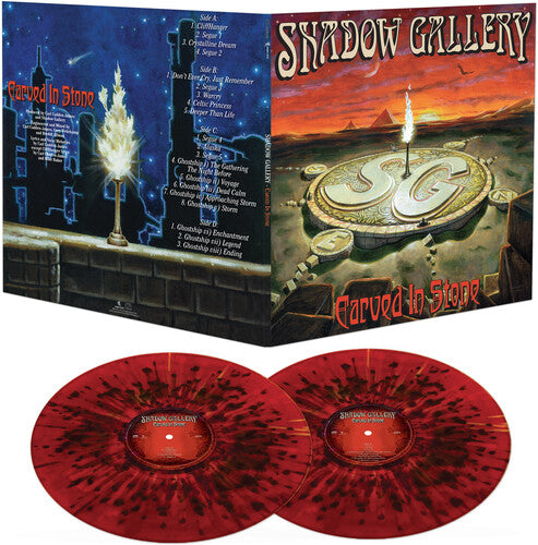 Shadow Gallery - Carved In Stone - Red/black Splatter