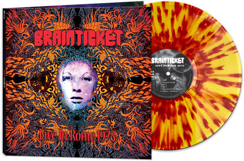 Brainticket - Live In Rome 1973 - Red/yellow Splatter