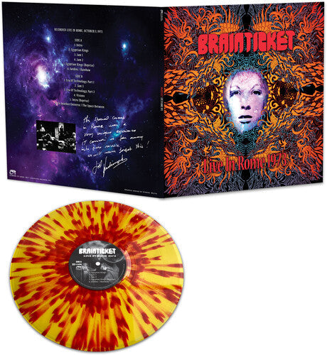 Brainticket - Live In Rome 1973 - Red/yellow Splatter