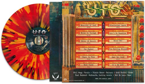 UFO - The Salentino Cuts - Yellow/red Splatter