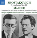 Mahler / Shostakovich / Hong Kong Phil Orch - Symphony No 10 - Adagio & Purgatorio - Music CD