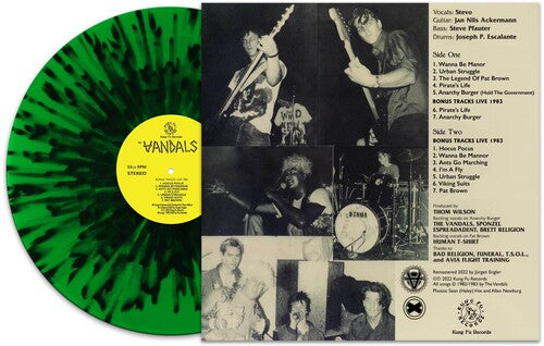 The Vandals - Peace Thru Vandalism [Green/Black Splatter]