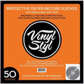 Vinyl Styl Vsp012 12in Lp Otr Sl W/flap 50 Cnt Clr - Vinyl Styl Vsp012 12in Lp Otr Sl W/flap 50 Cnt Clr - Bags/Sleeves
