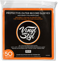 Vinyl Styl Vsp021 12in Lp Otr Slv 50 Cnt Crys Clr - Vinyl Styl Vsp021 12in Lp Otr Slv 50 Cnt Crys Clr - Bags/Sleeves
