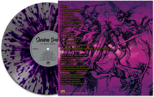 Christian Death - The Iron Mask [Silver/Purple Splatter]
