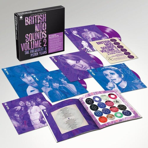 Various Artists - Eddie Piller Presents British Mod Sounds Of The 1960s Volume 2: The Freakbeat & Psych Years [Purple 6LP]