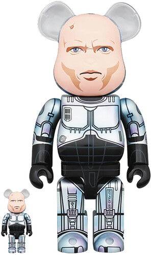 Medicom - Robocop 2 Murphy Head Ver 100% & 400% Bea 2pk - Collectibles