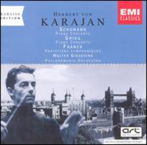 Schumann / Franck / Grieg / Karajan / Gieseking - Gieseking Plays Grt Piano Ctos: Karajan Edition - Music CD