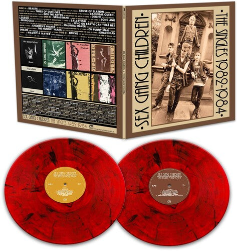 Sex Gang Children - The Singles 1982-1984 - RED MARBLE