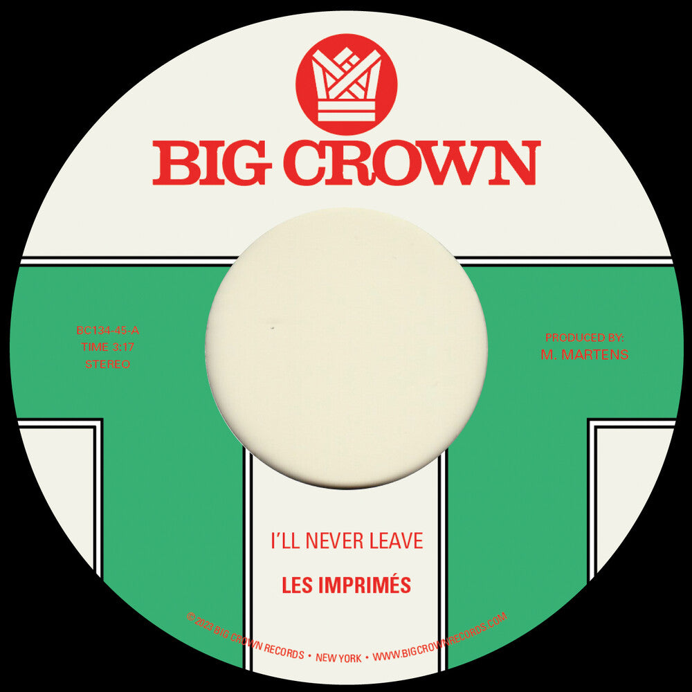 I'll Never Leave B/W If I [7" Vinyl] Vinyl Record