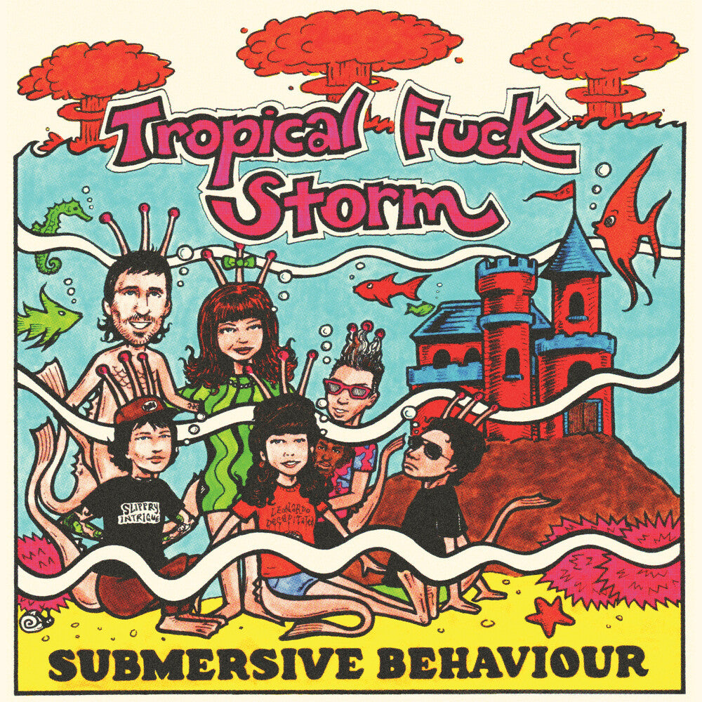 Submersive Behaviour - Clear/Aqua Blue Smoke [LP] Vinyl Record
