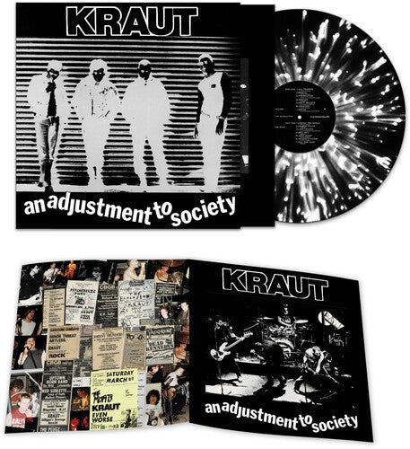 Kraut - An Adjustment To Society [Black & White Splatter]