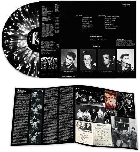 Kraut - An Adjustment To Society [Black & White Splatter]