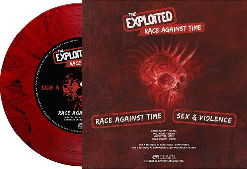 The Exploited - Race Against Time [Red Marble]