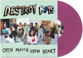 Destroy Boys - Open Mouth Open Heart - Purple - Vinyl Record