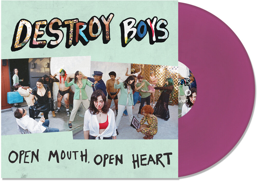 Open Mouth Open Heart - Purple [Colored Vinyl] (Purp) Vinyl Record