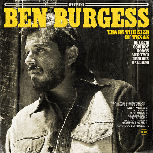 Burgess,ben - Tears The Size Of Texas - Vinyl Record